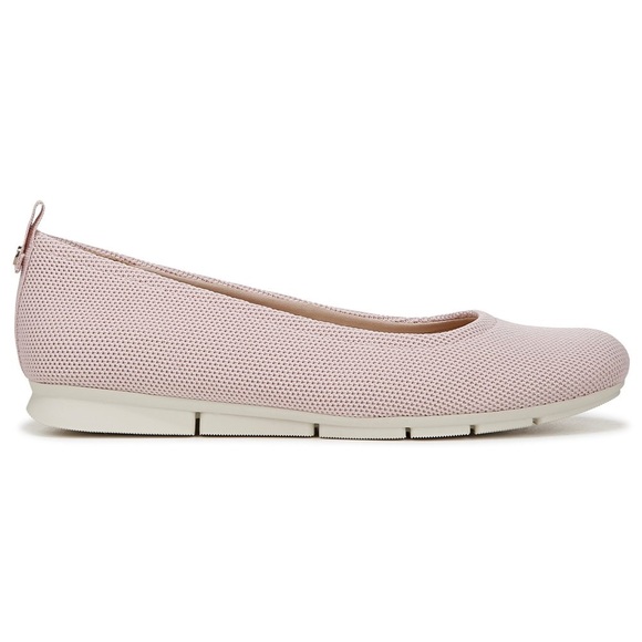 Dr. Scholl’s Wide Women's Timeless Slip On Flat in Blush Pink Knit Fabric - Picture 2 of 16